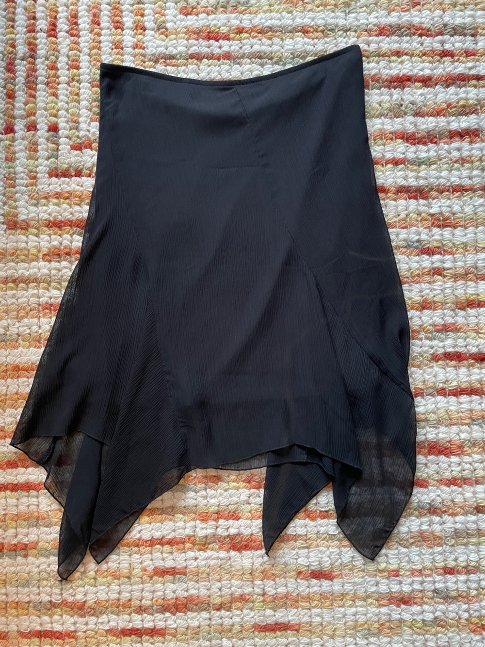 Black Asymmetrical Skirt
